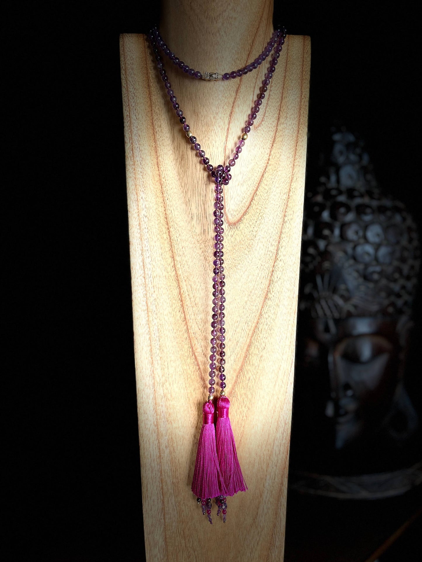 Collier cravate ALTHEA Violet