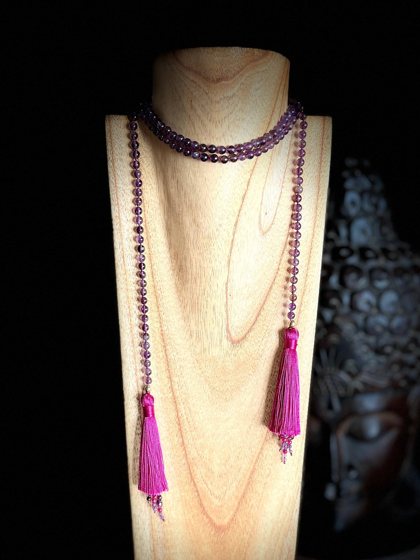 Collier cravate ALTHEA Violet