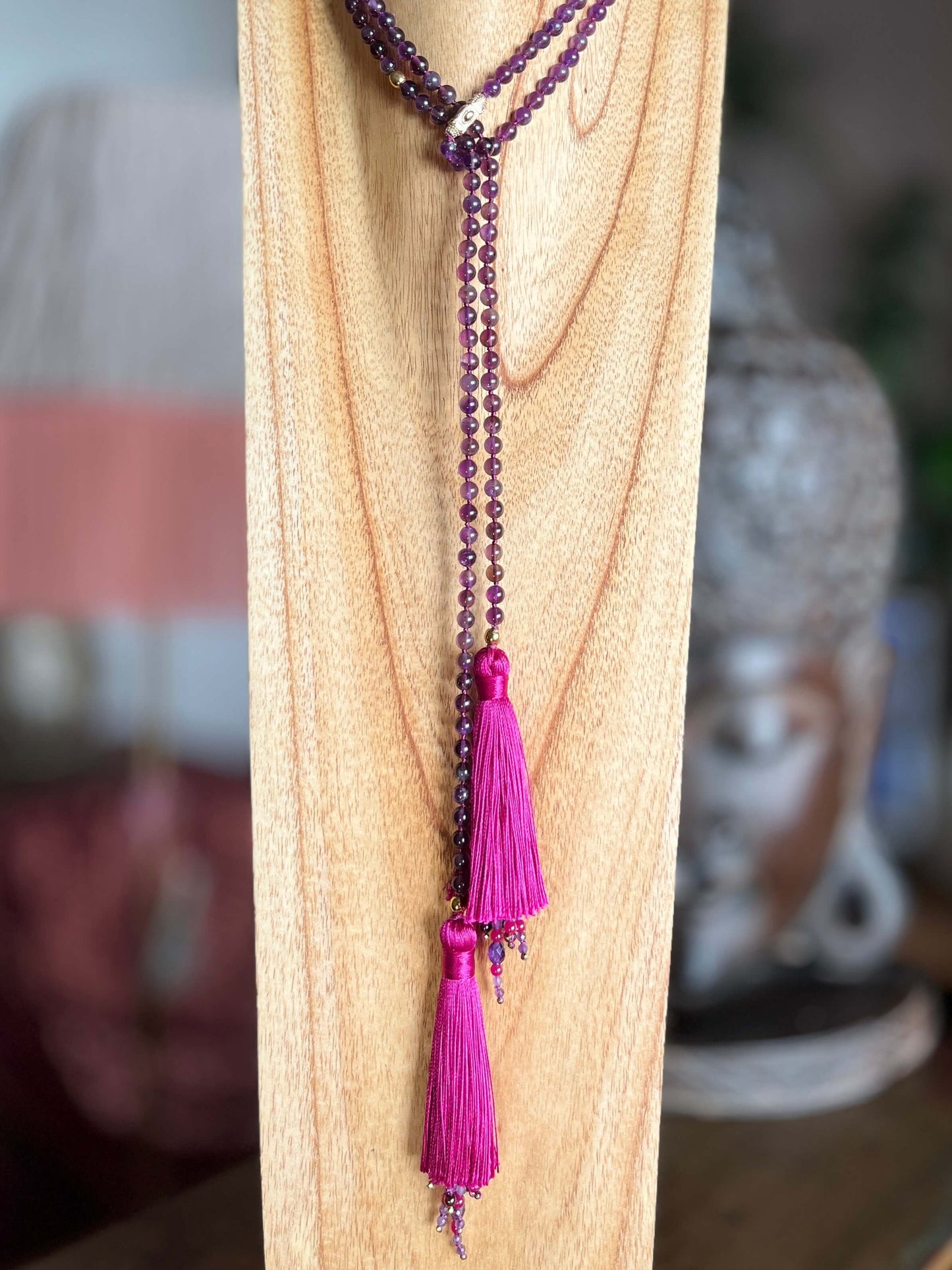Collier cravate ALTHEA Violet