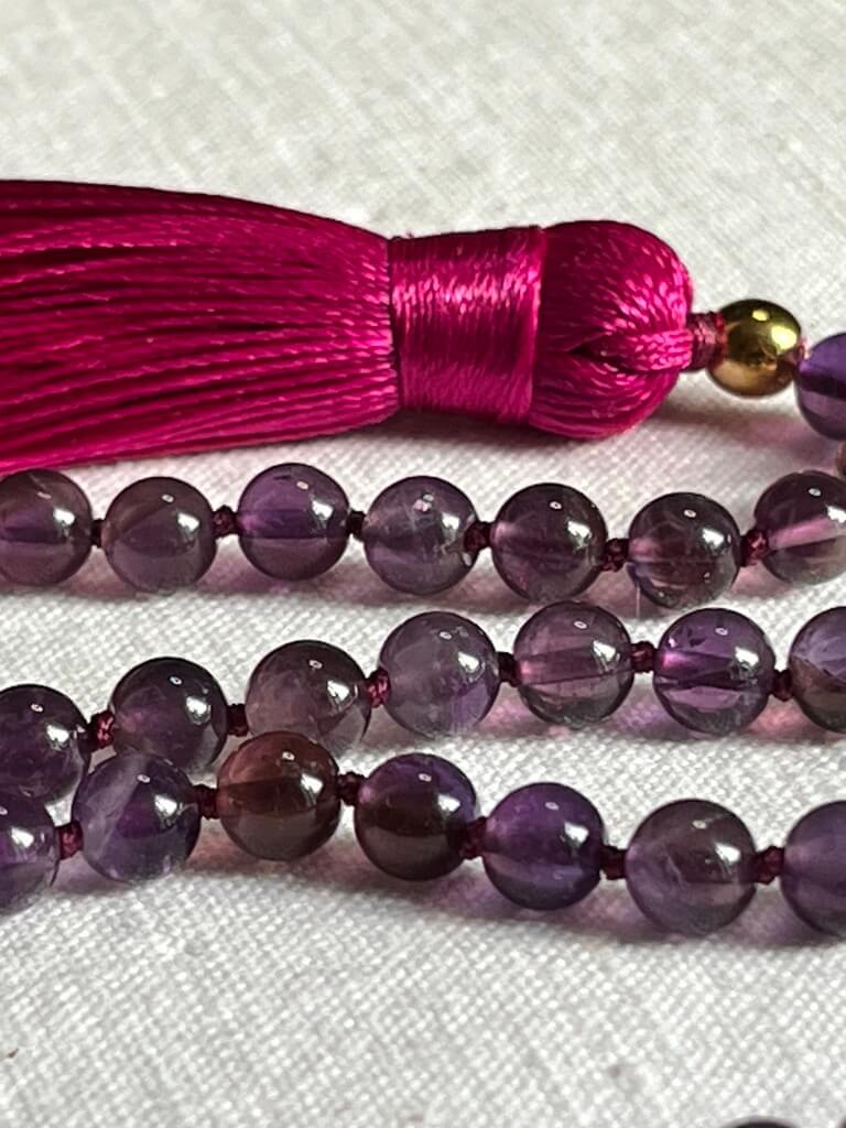 Collier cravate ALTHEA Violet
