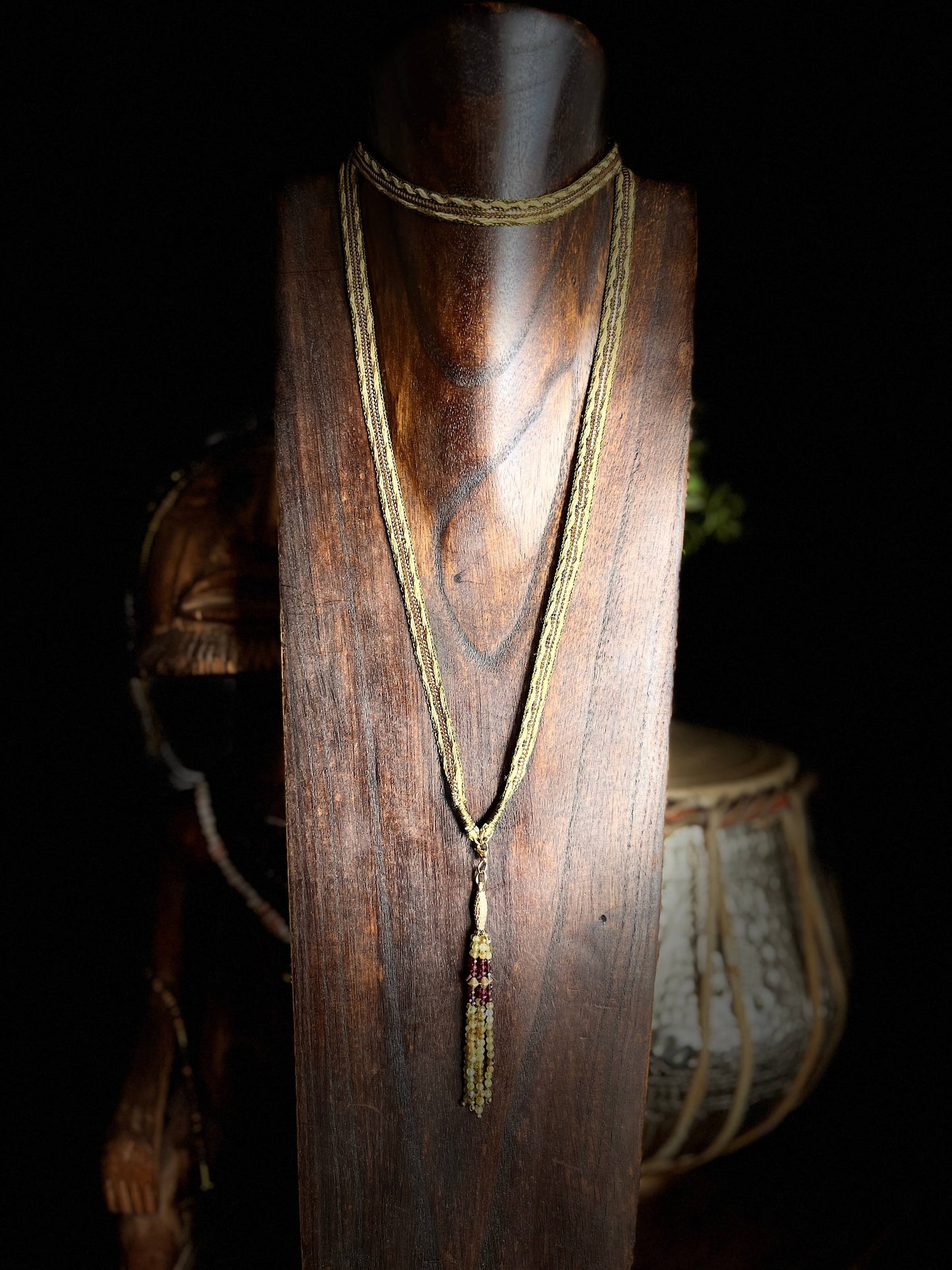 Collier JANIS grenat