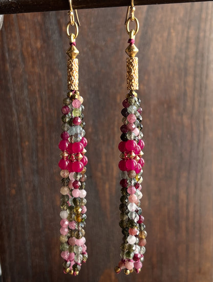 Boucles d'oreilles JANIS Tourmaline