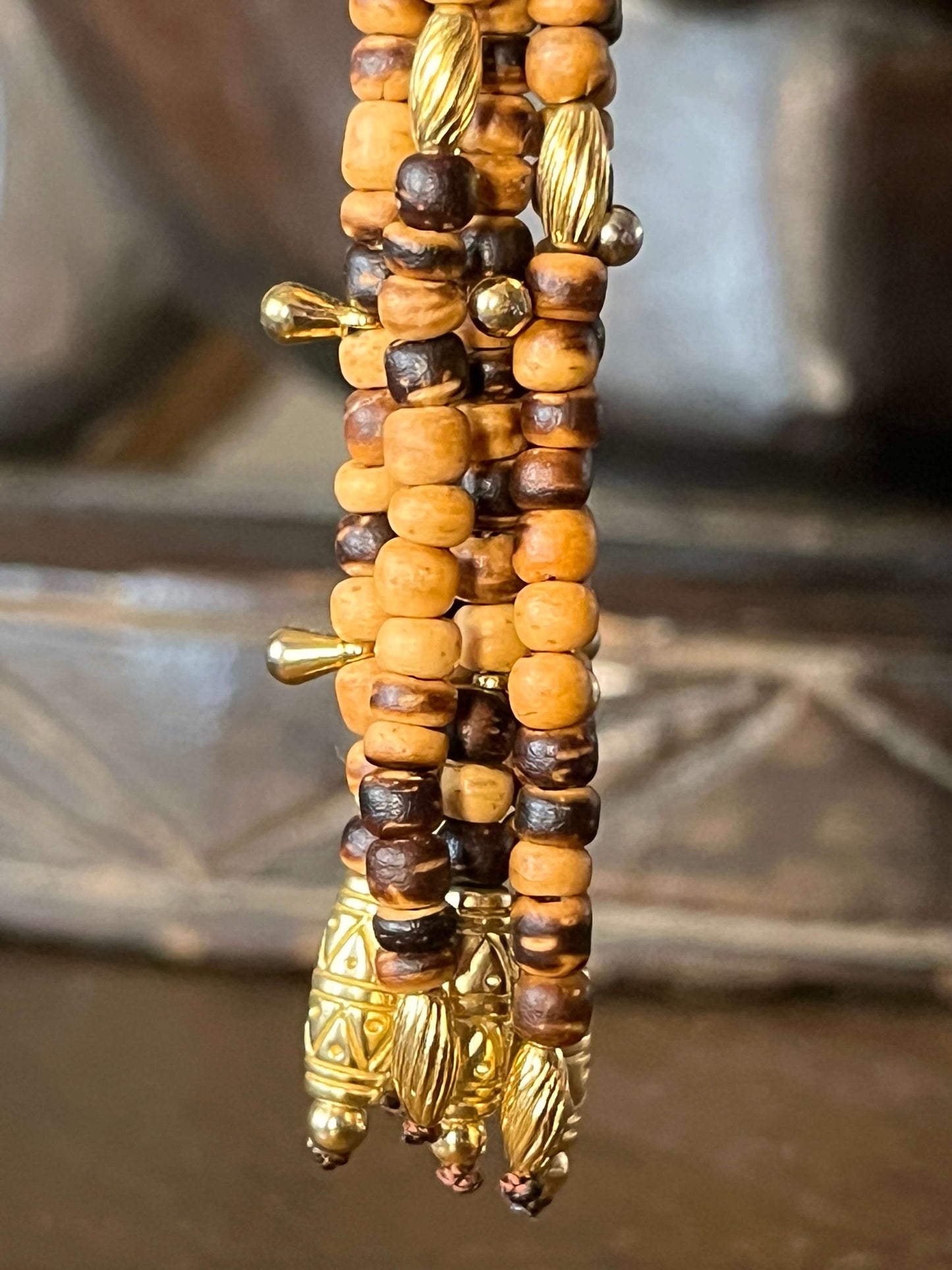 Boucles d'oreilles pompon GAÏA
