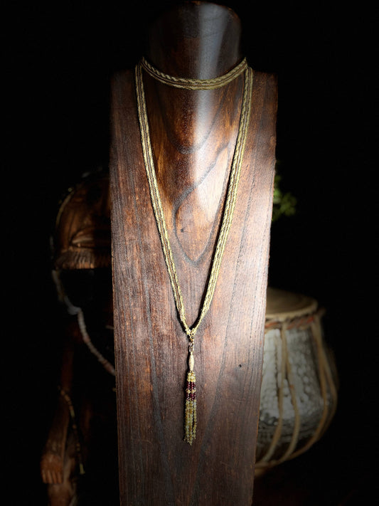 Collier JANIS grenat