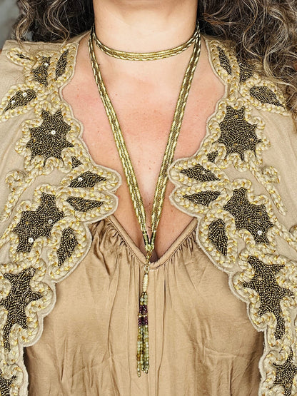 Collier JANIS grenat